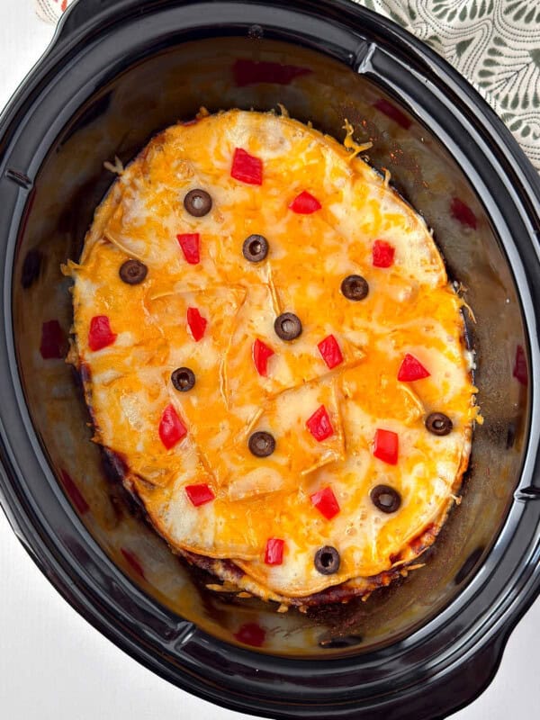 chicken enchilada casserole crockpot recipe.