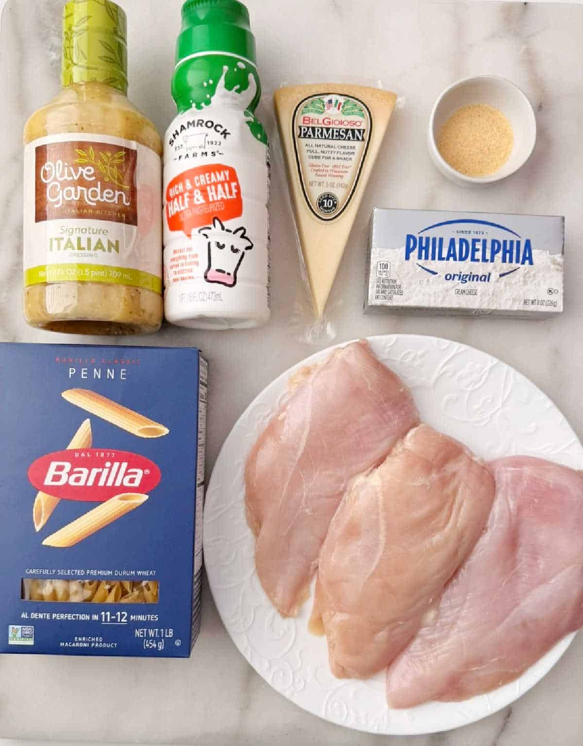 chicken with olive garden dressing and cream cheese Crockpot Pasta Size:Medium (81cm) / Short Flare Dress Vince Camuto SP23 SPORT 3/15 Italian chicken