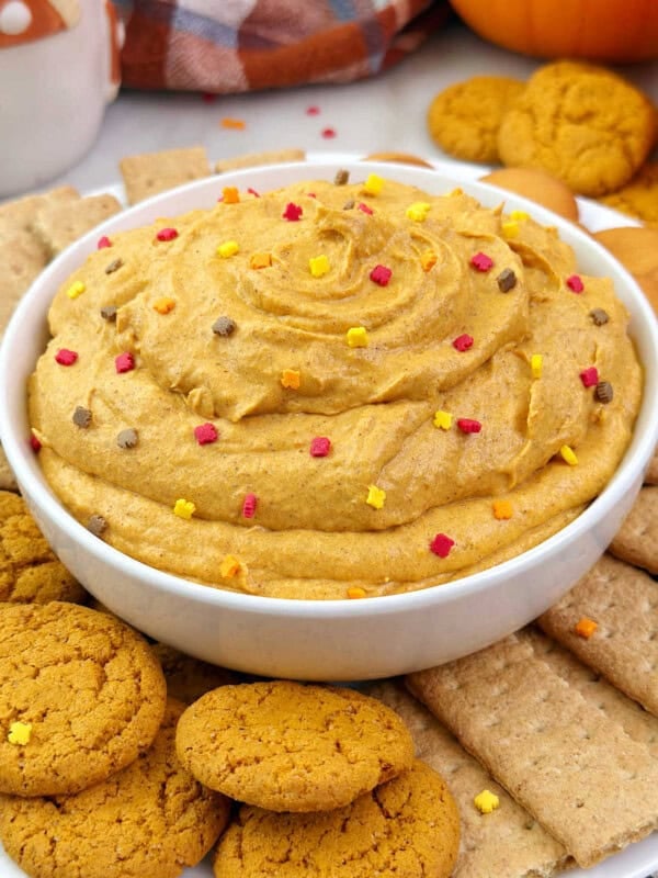 5-minute pumpkin pie dip recipe